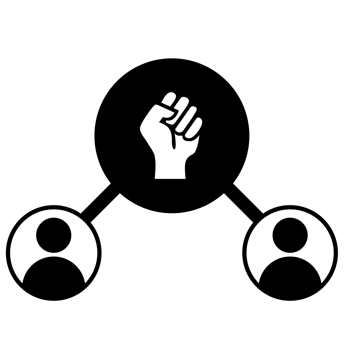 Fist with network nodes